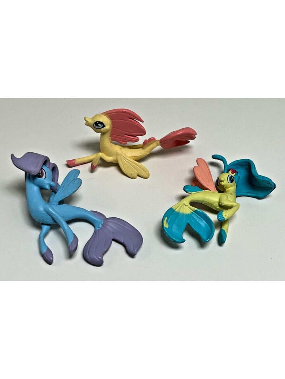 Lot Of 3 My Little Pony Seapony Minifigures